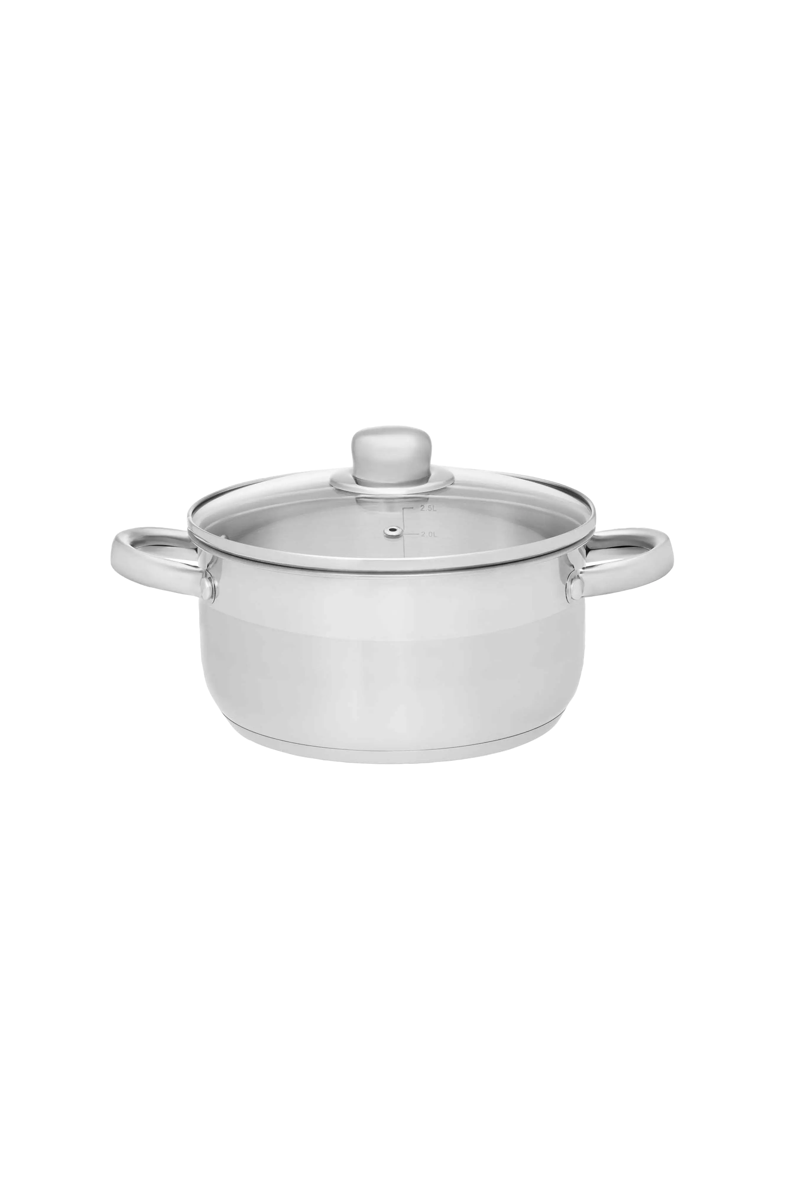 Maku Kitchen Life kastrull 6,5 l / 24 cm, med glaslock